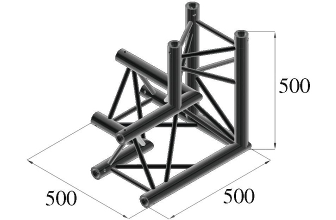 Sistem de truss în 3 puncte Alutruss TRILOCK S-PAL-33 3-Way Corner \/ right